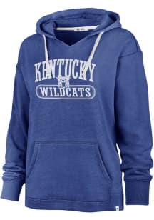 47 Kentucky Wildcats Womens Blue Kennedy Hooded Sweatshirt