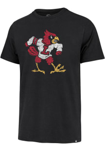 47 Louisville Cardinals Black Premier Franklin Short Sleeve Fashion T Shirt