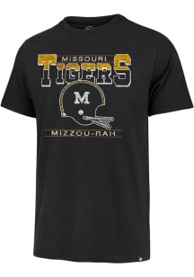 47 Missouri Tigers Black Superior Lacer Hockey Short Sleeve Fashion T Shirt