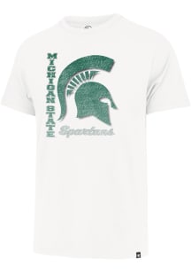 47 Michigan State Spartans White Phase Out Franklin Short Sleeve Fashion T Shirt