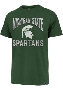 47 Michigan State Spartans Green Fan Out Franklin Short Sleeve Fashion T Shirt