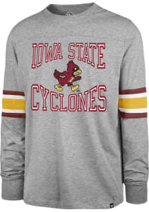 47 Iowa State Cyclones Grey Cover Two Brex Long Sleeve Fashion T Shirt
