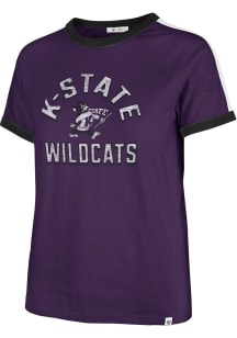 47 K-State Wildcats Womens Purple Sweet Heat Short Sleeve T-Shirt