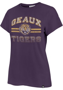 47 LSU Tigers Womens Purple Bright Eyed Short Sleeve T-Shirt