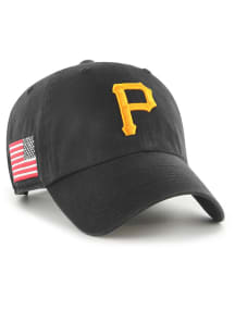 47 Pittsburgh Pirates Heritage Clean Up Adjustable Hat - Black