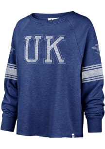 47 Kentucky Wildcats Womens Blue Allie Crew Sweatshirt