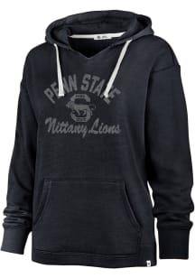 47 Penn State Nittany Lions Womens Navy Blue Wrapped Up Hooded Sweatshirt