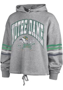 47 Notre Dame Fighting Irish Womens Grey Upland Hooded Sweatshirt