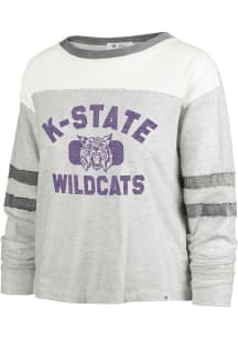47 K-State Wildcats Womens Grey All Class LS Tee