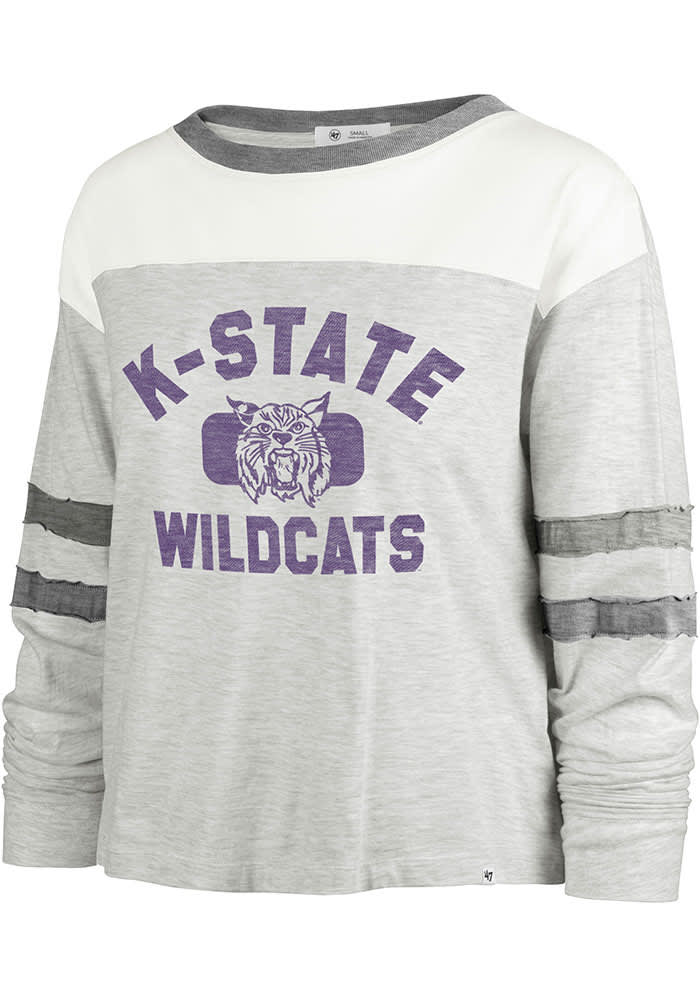 47 K-State Wildcats Womens Grey All Class LS Tee