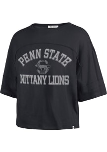 47 Penn State Nittany Lions Womens Navy Blue Half Moon Short Sleeve T-Shirt