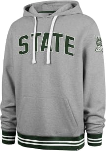 Mens Michigan State Spartans Grey 47 Eastport Long Sleeve Fashion Hood