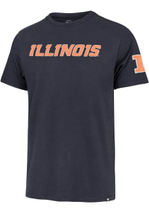 47 Illinois Fighting Illini Navy Blue Franklin Fieldhouse Short Sleeve Fashion T Shirt