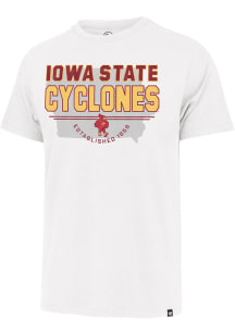 47 Iowa State Cyclones White Premier Franklin Short Sleeve Fashion T Shirt