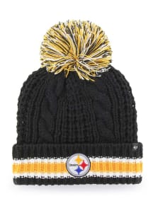 47 Pittsburgh Steelers Black Sorority Cuff Knit Womens Knit Hat