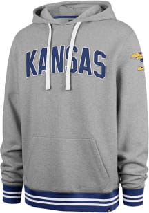 47 Kansas Jayhawks Mens Grey Eastport Fashion Hood