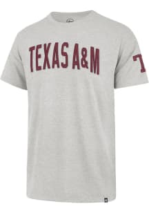 47 Texas A&amp;M Aggies Grey Franklin Namesake Fieldhouse Short Sleeve Fashion T Shirt