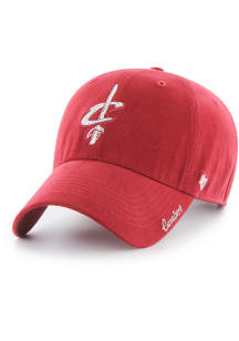47 Cleveland Cavaliers Red Sparkle Clean Up Womens Adjustable Hat