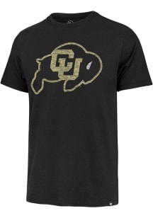 47 Colorado Buffaloes Black Premier Franklin Primary Logo Short Sleeve Fashion T Shirt