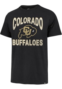 47 Colorado Buffaloes Black Fan Out No 1 Graphic Short Sleeve Fashion T Shirt