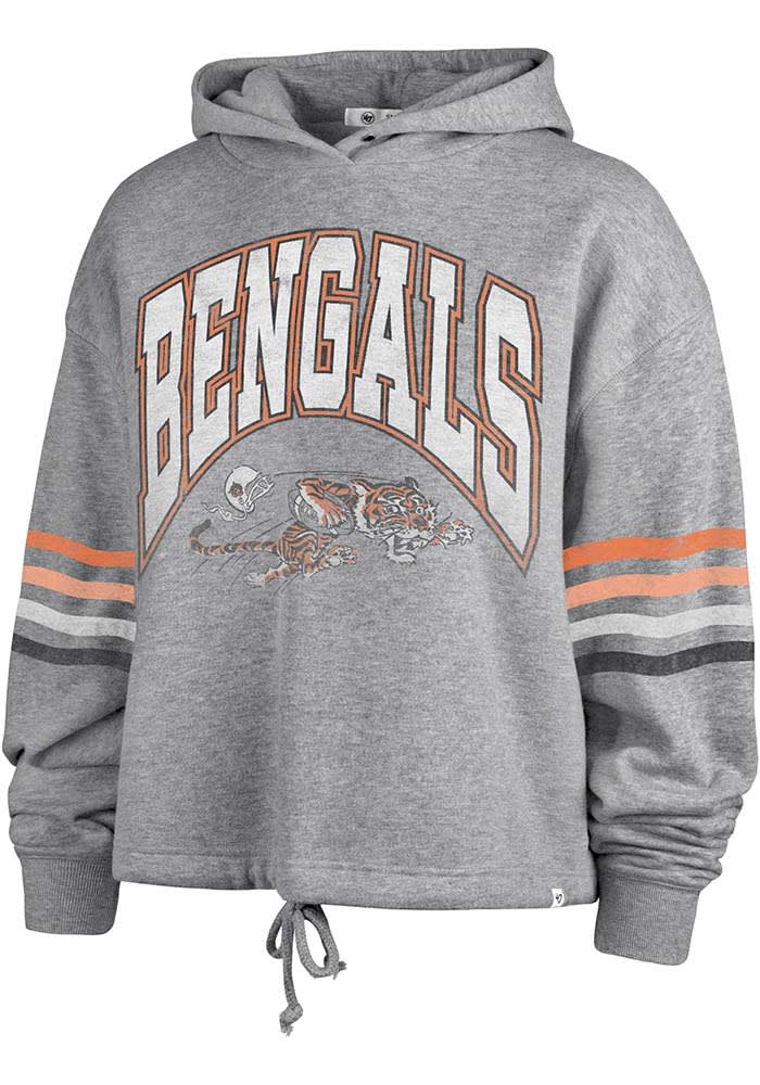 '47 Women's Cincinnati Bengals Upland Grey Hoodie