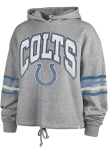 47 Indianapolis Colts Womens Grey Upland Hooded Sweatshirt