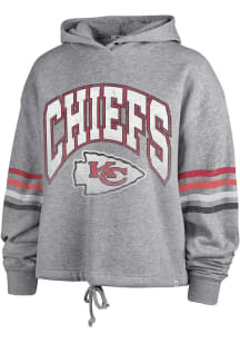 47 Kansas City Chiefs Womens Grey Upland Hooded Sweatshirt