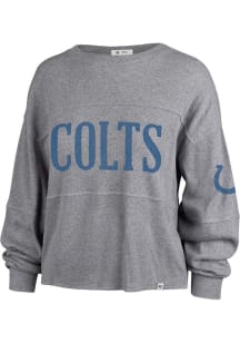 47 Indianapolis Colts Womens Grey Get Loud LS Tee