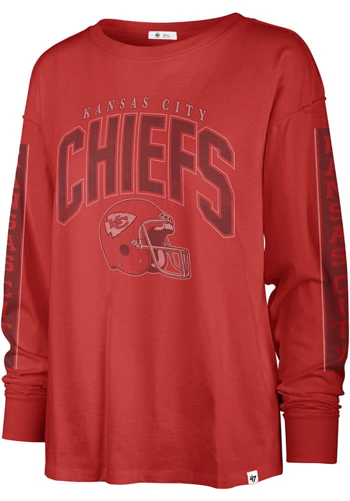 47 Kansas City Chiefs Womens Red Tomcat Long Sleeve LS Tee