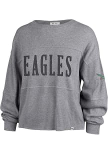 47 Philadelphia Eagles Womens Grey Get Loud LS Tee