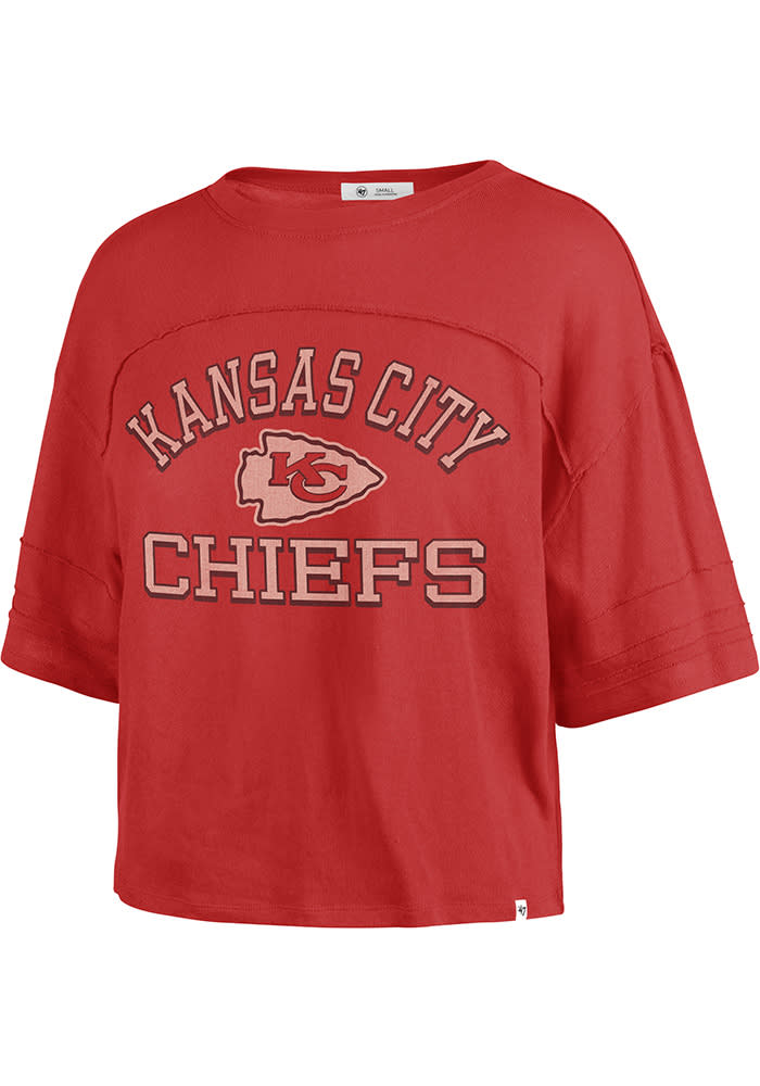 47 Men's Kansas City Chiefs Groundbreak Red Crew Sweatshirt