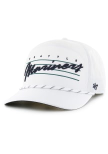 47 Seattle Mariners DOWNBURST 47 HITCH Adjustable Hat - White