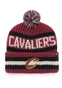 47 Cleveland Cavaliers Red Bering Knit Mens Knit Hat