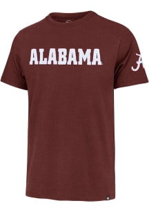 47 Alabama Crimson Tide Red Franklin Fieldhouse Short Sleeve Fashion T Shirt