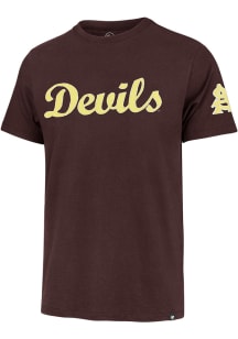 47 Arizona State Sun Devils Maroon Mascot Name Franklin Short Sleeve Fashion T Shirt