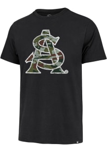47 Arizona State Sun Devils Black Logo Franklin Short Sleeve Fashion T Shirt
