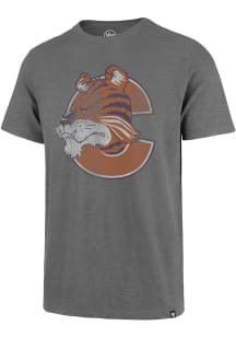47 Clemson Tigers Grey Vintage Logo Short Sleeve Fashion T Shirt