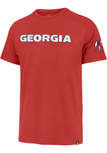 47 Georgia Bulldogs Red Franklin Fieldhouse Short Sleeve Fashion T Shirt