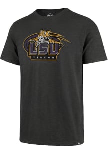 47 LSU Tigers Grey Vintage Scrum Short Sleeve Fashion T Shirt