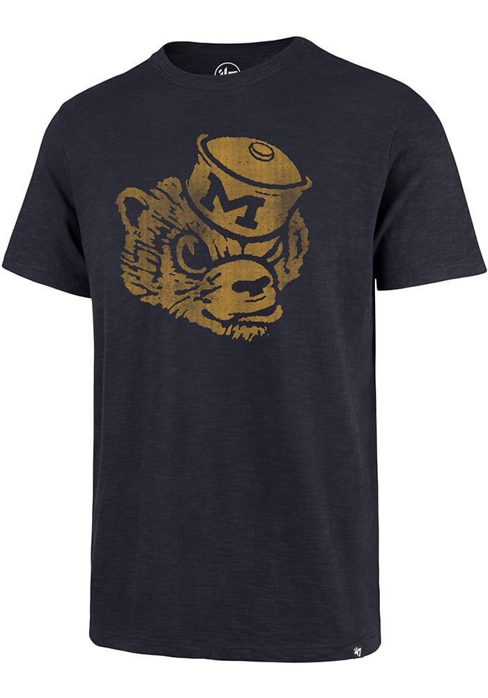 47 Wolverines Mascot Scrum Short Sleeve Fashion T Shirt
