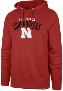 47 Nebraska Cornhuskers Mens Red Headline Long Sleeve Hoodie