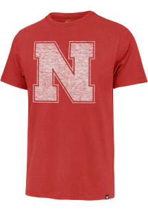 47 Nebraska Cornhuskers Red Logo Franklin Short Sleeve Fashion T Shirt