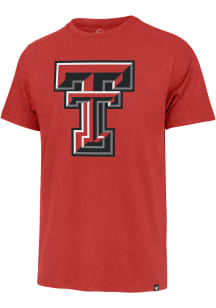 47 Texas Tech Red Raiders Red Logo Franklin Short Sleeve Fashion T Shirt