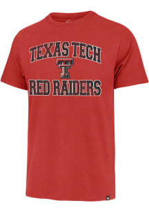 47 Texas Tech Red Raiders Red No 1 Franklin Short Sleeve Fashion T Shirt