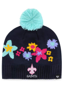 47 New Orleans Saints Navy Blue Buttercup Beanie Youth Knit Hat