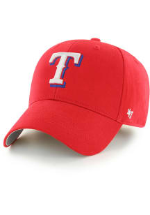 47 Texas Rangers Red Basic MVP Youth Adjustable Hat