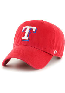 47 Texas Rangers Red Clean Up Adjustable Toddler Hat