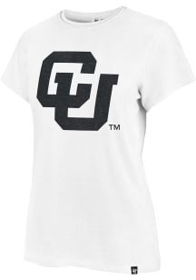 47 Colorado Buffaloes Womens White Premier Short Sleeve T-Shirt