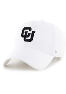 47 Colorado Buffaloes Clean Up Adjustable Hat - White