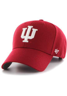 47 Red Indiana Hoosiers MVP Adjustable Hat